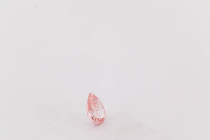 Pink Diamond 0.11ct Natural Loose Fancy Intense Pink Color